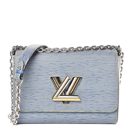 Louis Vuitton Epi Twist Shoulder Bag MM Denim Light 1 of 11