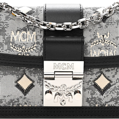 MCM Jacquard Visetos Mini Gretl Crossbody Black 7 of 11