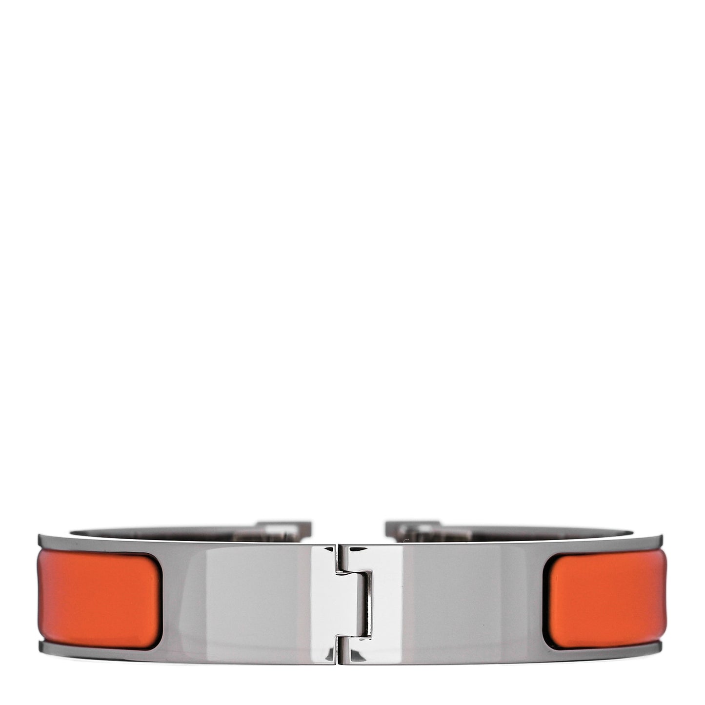 Enamel Narrow Clic Clac H Bracelet PM Orange