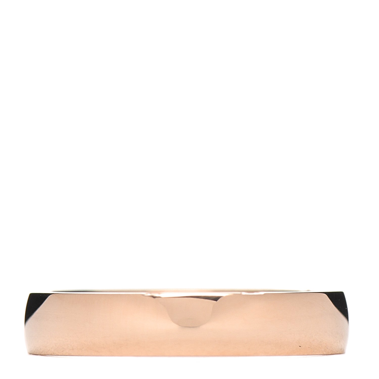 Hermes 18K Rose Gold Diamond Ever Herakles Wedding Band Ring 51 5.75 3 of 5