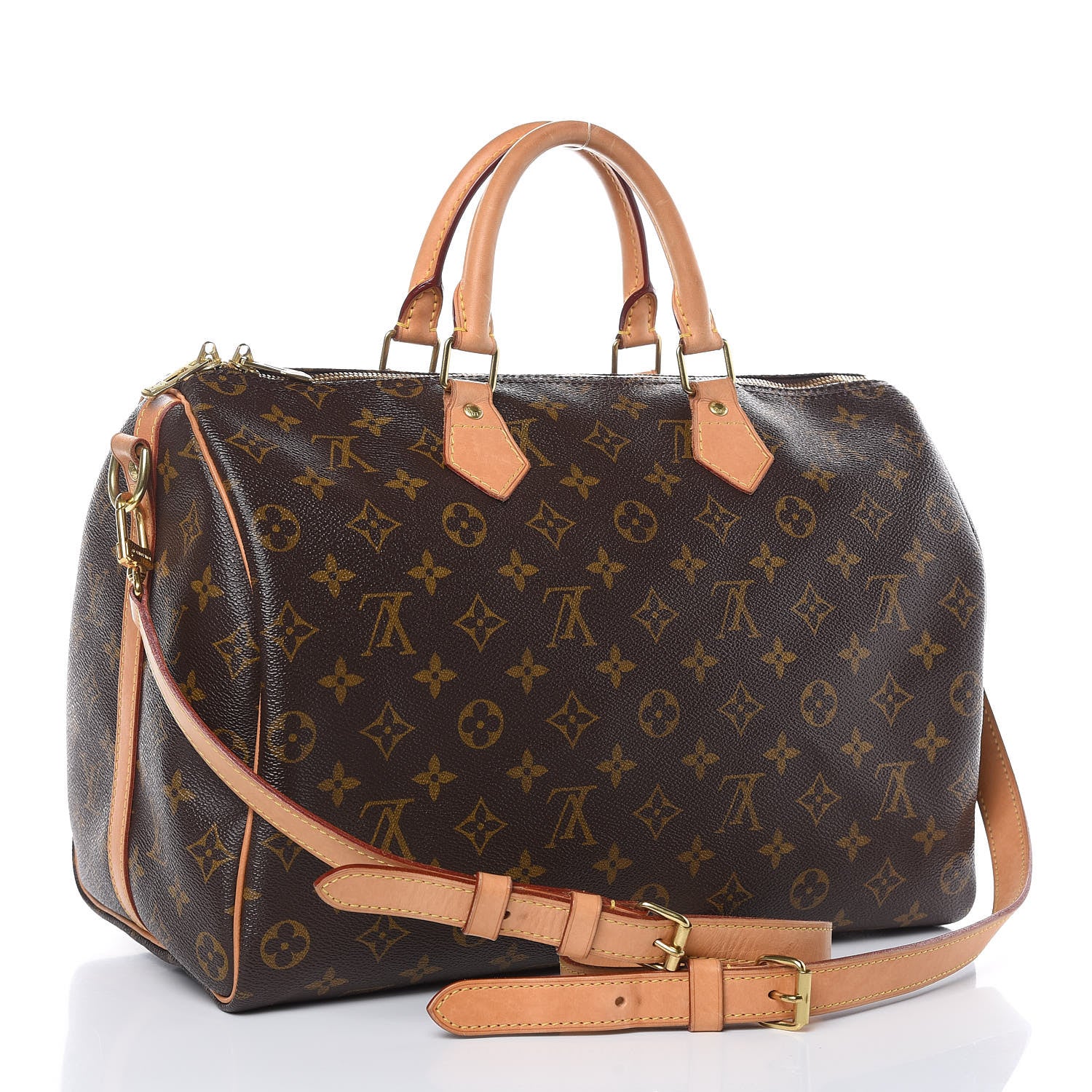 Louis Vuitton Monogram Speedy Bandouliere 35 3 of 17
