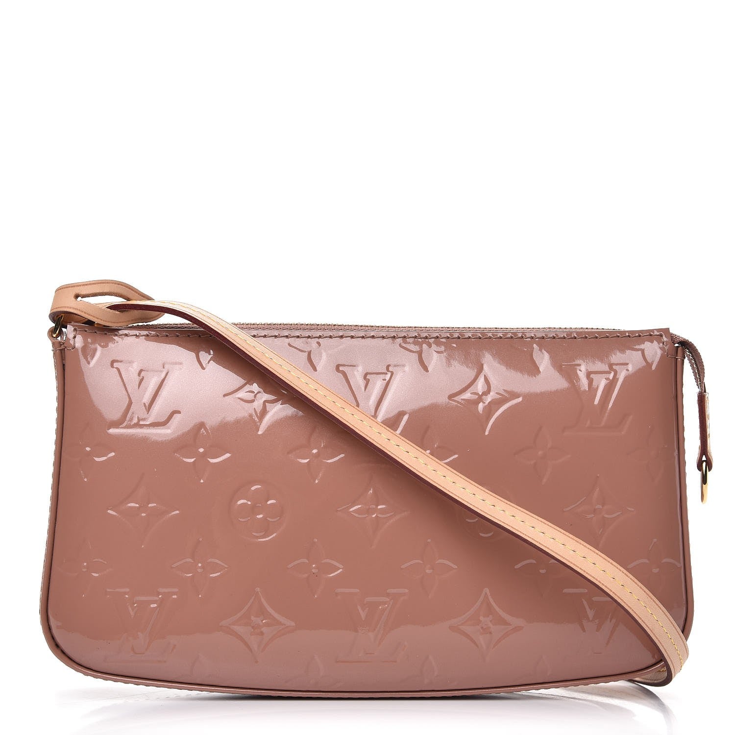 Louis Vuitton Vernis Pochette Accessories NM Rose Velours 1 of 7
