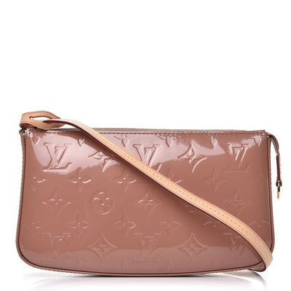 Louis Vuitton Vernis Pochette Accessories NM Rose Velours 1 of 7