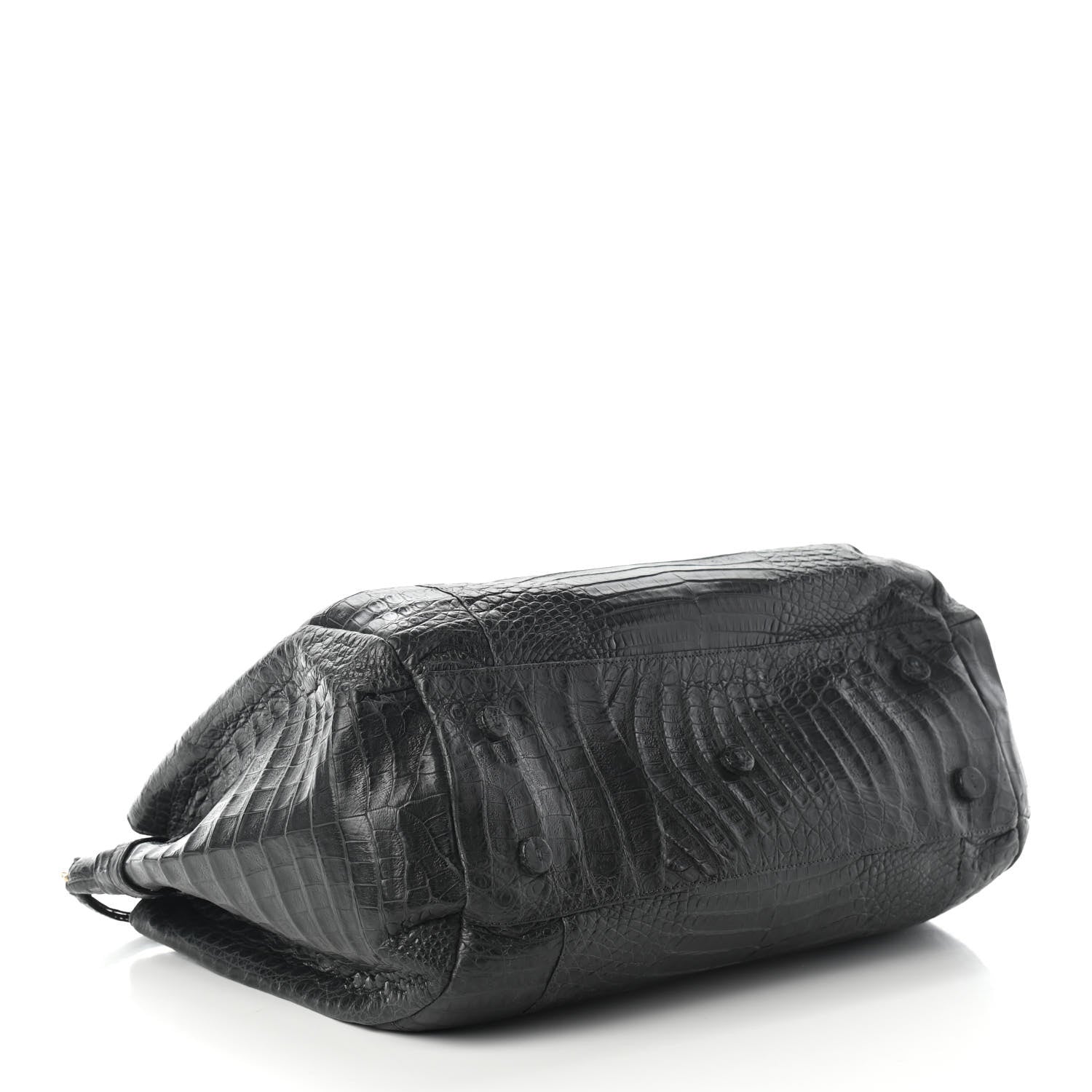 Nancy Gonzalez Crocodile Cristina Satchel Dark Grey 4 of 8