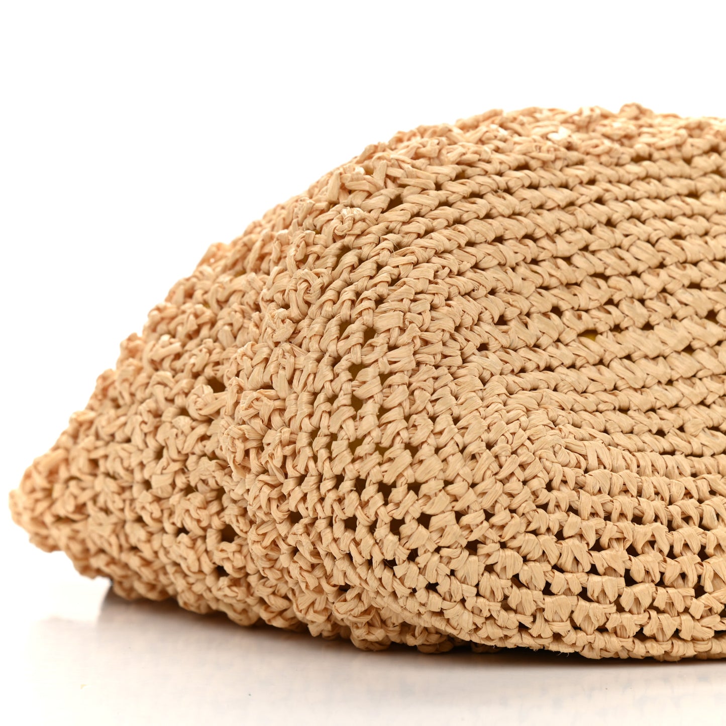 Raffia Calfskin Tote