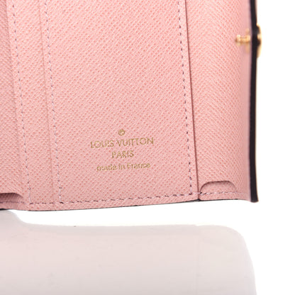 Louis Vuitton Monogram Zoe Wallet Rose Ballerine 6 of 8
