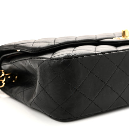 Chanel Lambskin Quilted Medium Double Flap Black 9 of 18