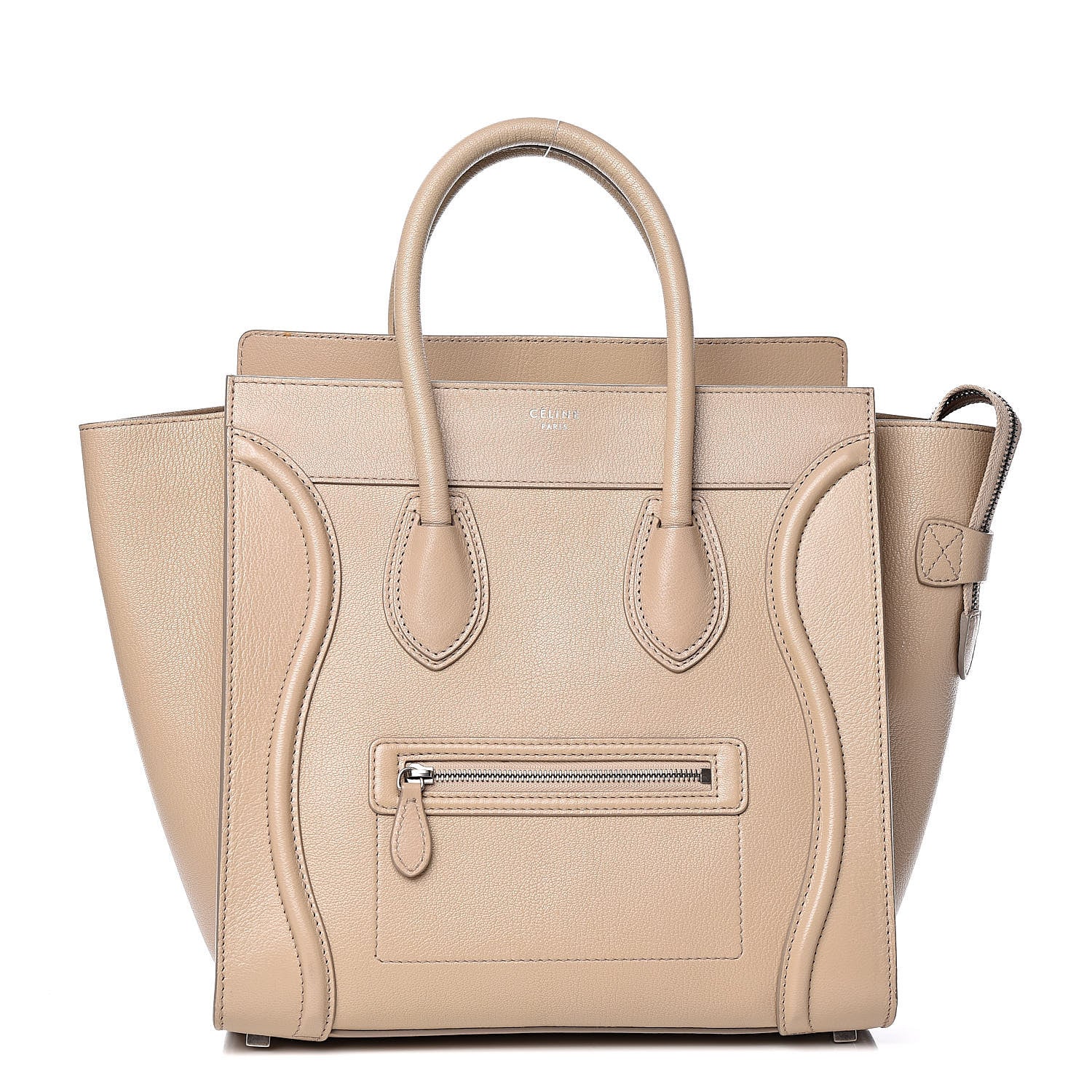 Celine Goatskin Mini Luggage Sand 1 of 9