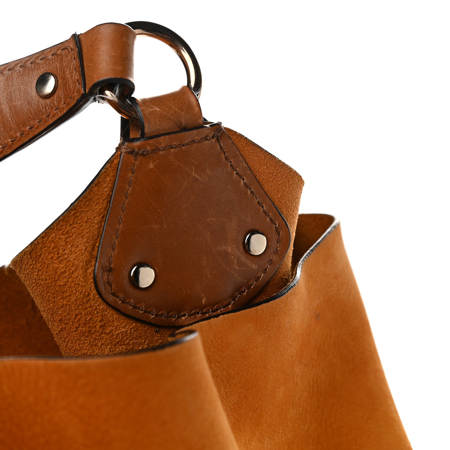 Suede Fringe Large Belgrove Bucket Bag Tan