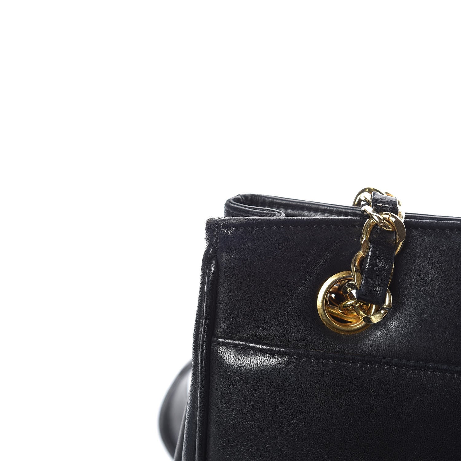 Chanel Lambskin CC Shoulder Bag Black 20 of 21