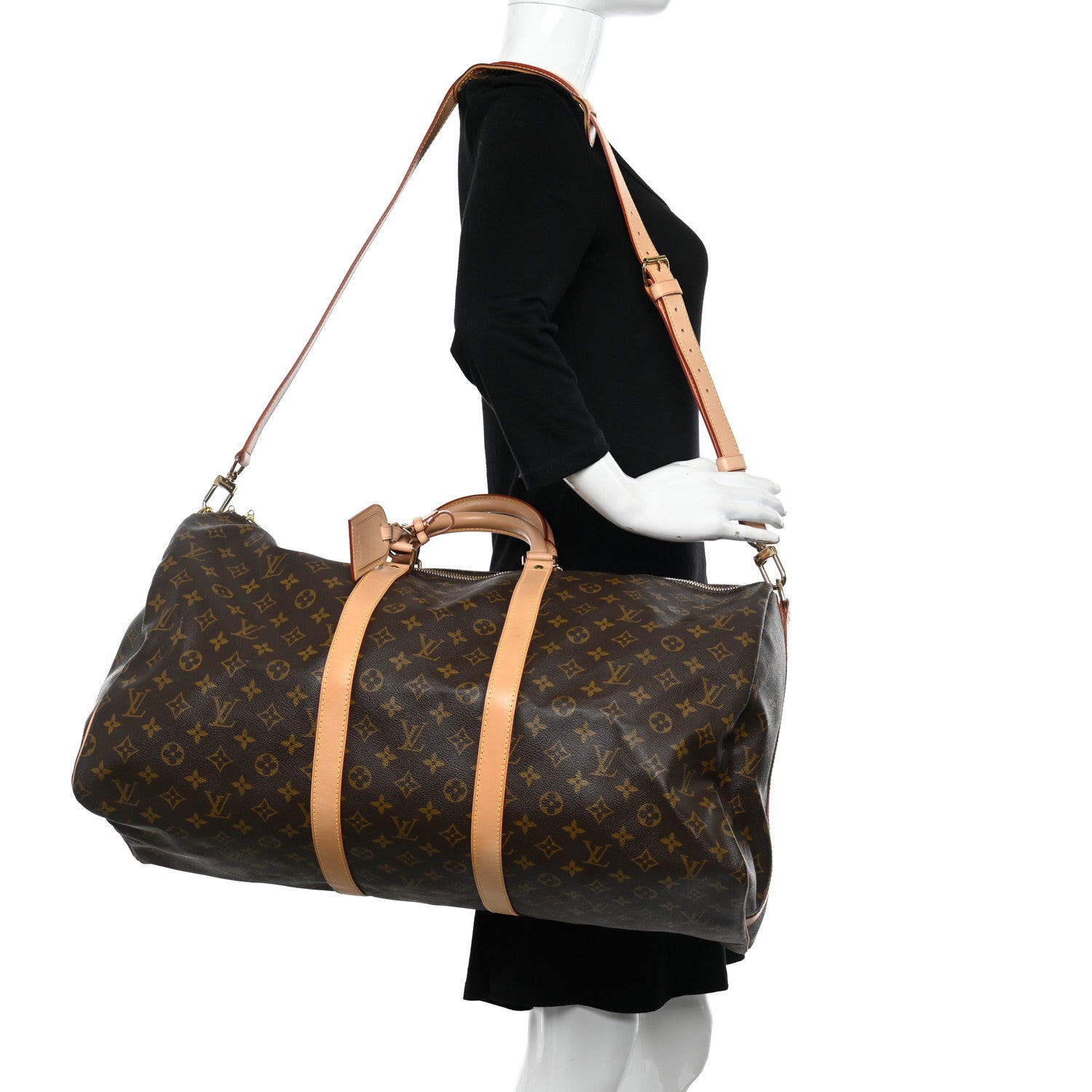 Louis Vuitton Monogram Keepall Bandouliere 55 2 of 11
