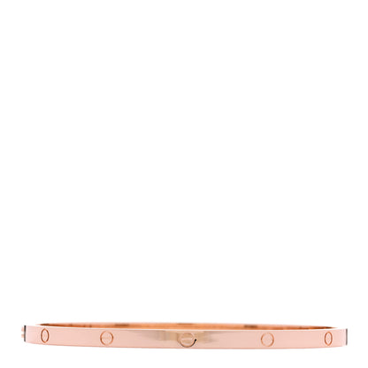 Cartier 18K Pink Gold Small LOVE Bracelet 19 2 of 6