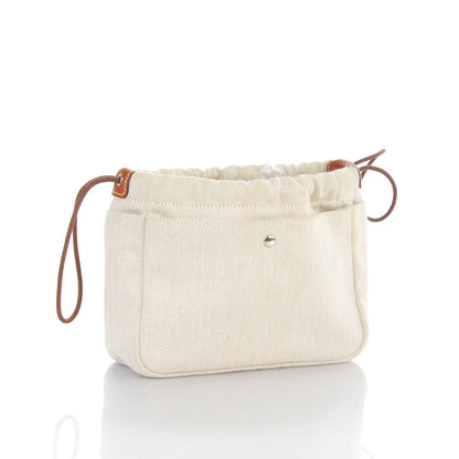 Hermes Canvas Barenia Fourbi 20 PM Pouch Naturel Fauve 3 of 8