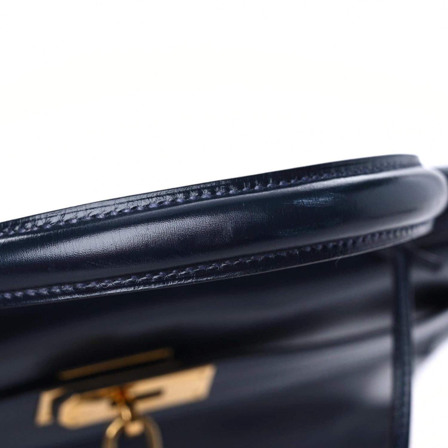Hermes Box Kelly Retourne 32 Indigo 20 of 21
