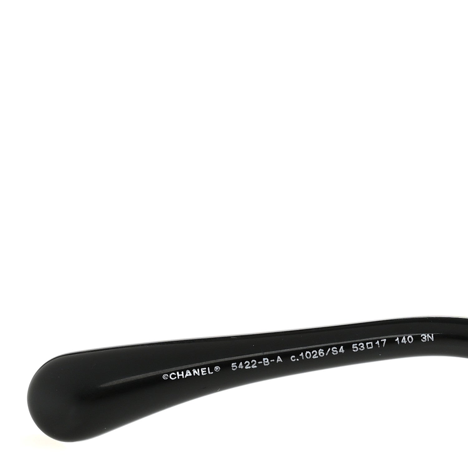 Chanel Acetate Strass Square Sunglasses 5422-B-A Black White 6 of 7