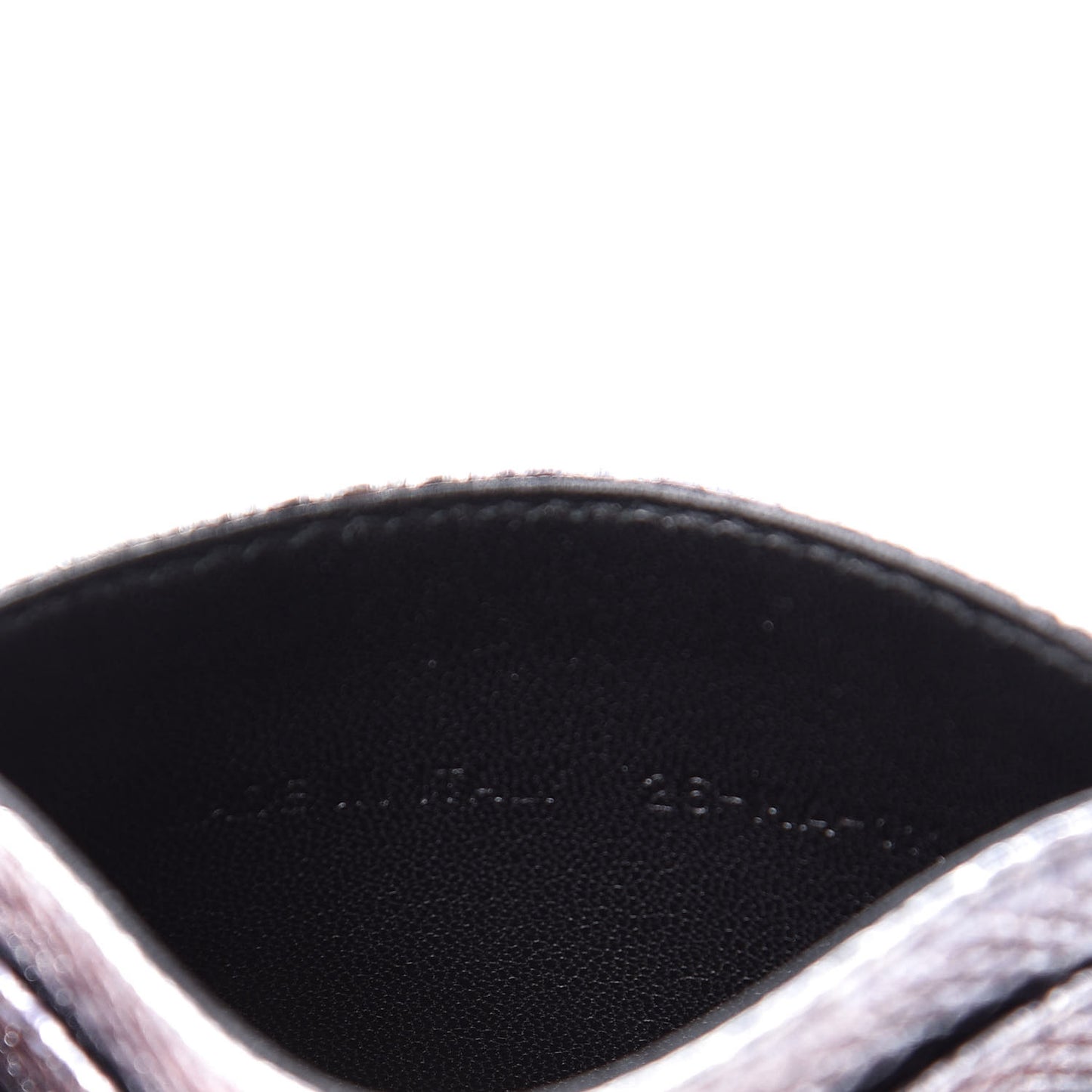 Karung Lady Dior Card Holder Vieil Argent