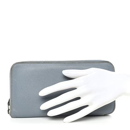 Hermes Epsom Azap Wallet Bleu Lin 2 of 14