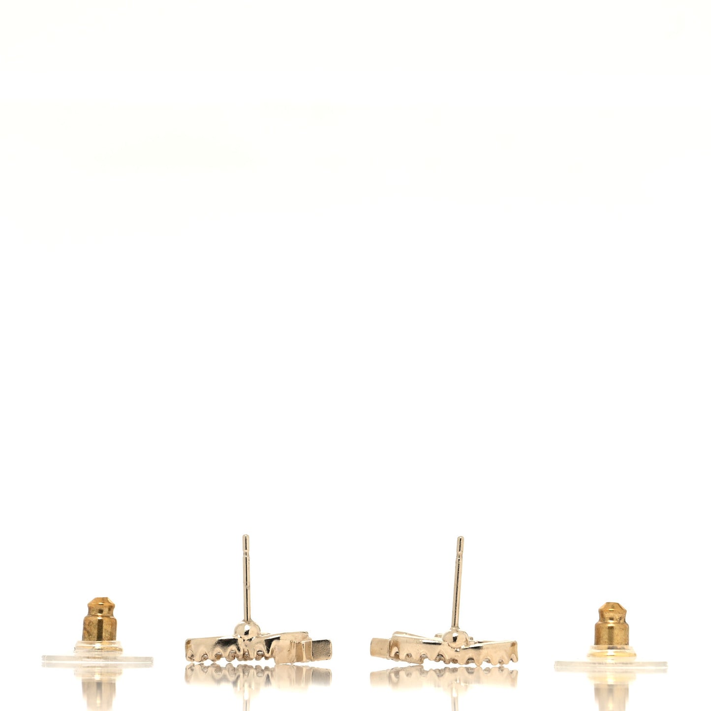 Crystal CC Starfall Earrings Gold