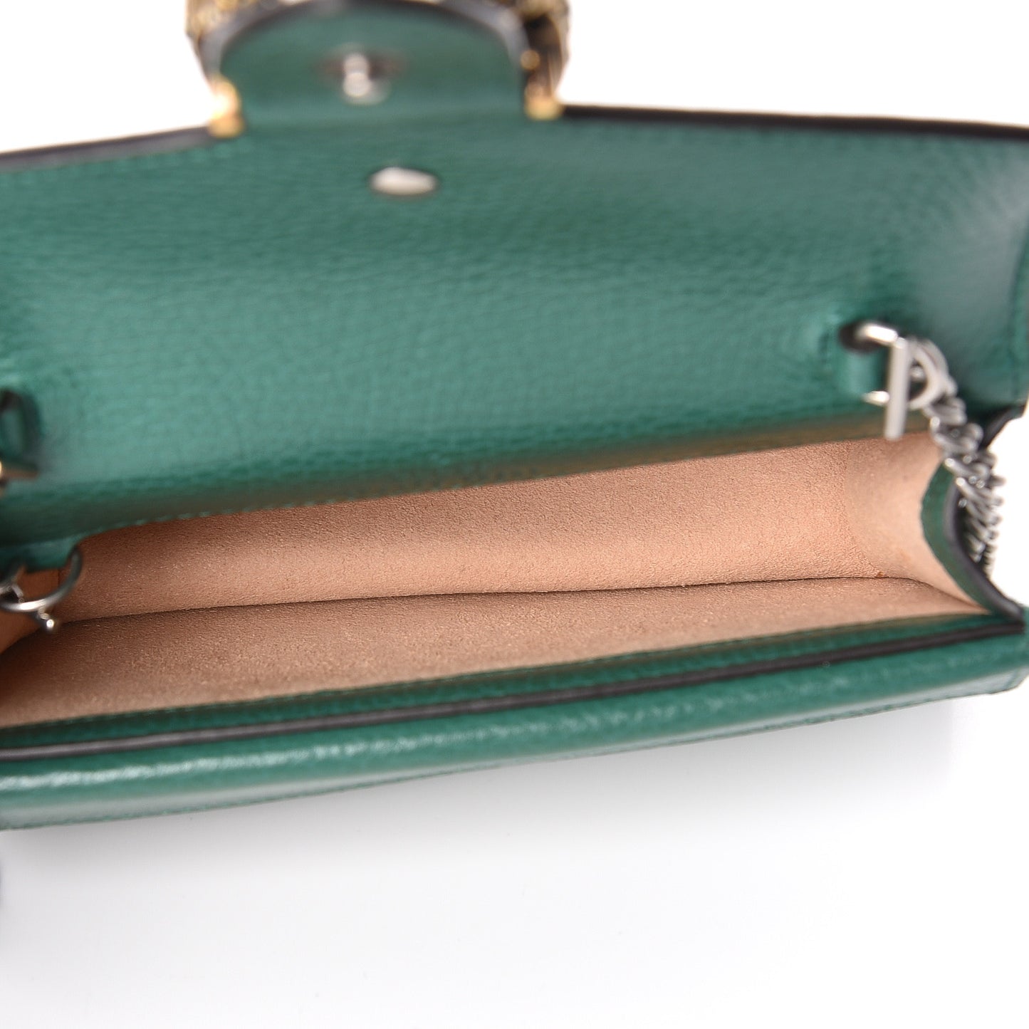 Calfskin Super Mini Dionysus Shoulder Bag Emerald