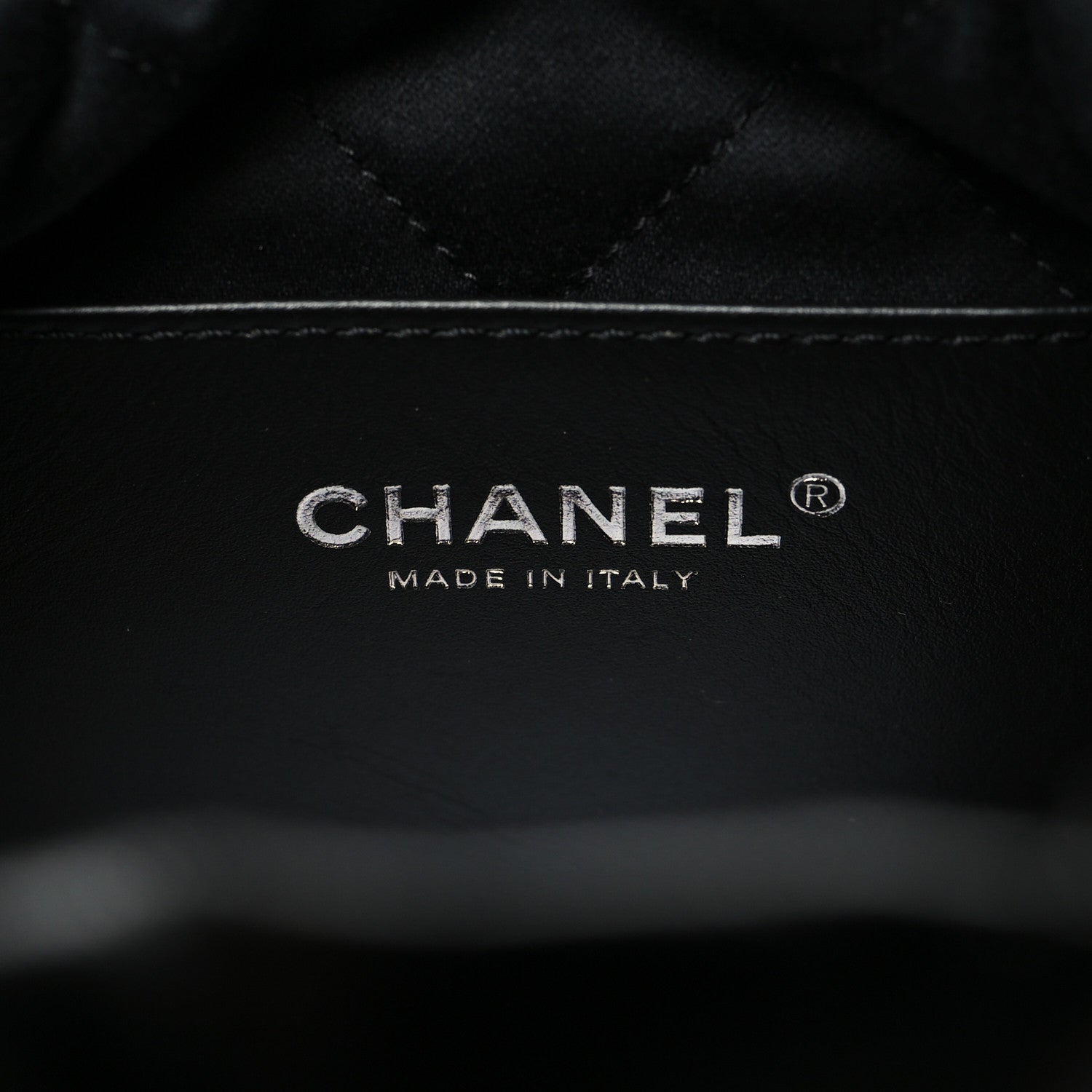 Chanel Metallic Shaded Calfskin Quilted Mini Chanel 22 Black Silver 6 of 11