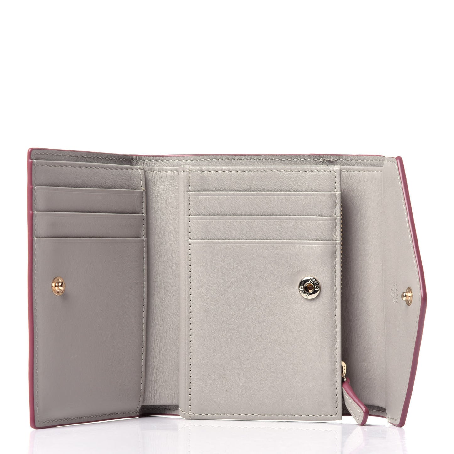 Visetos Mini Love Letter Flap Wallet Pink Beige