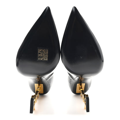 Saint Laurent Patent Opyum 110 Pumps  39.5 Black Gold 6 of 10