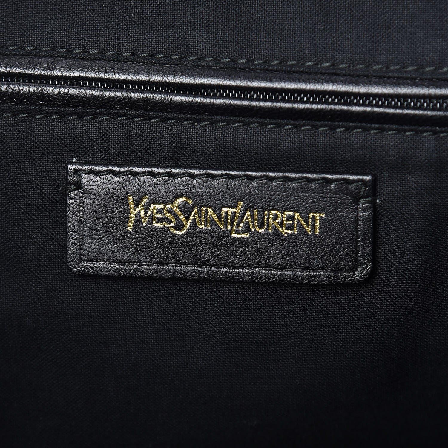 Saint Laurent Sheepskin Medium Cabas ChYc Black 6 of 14