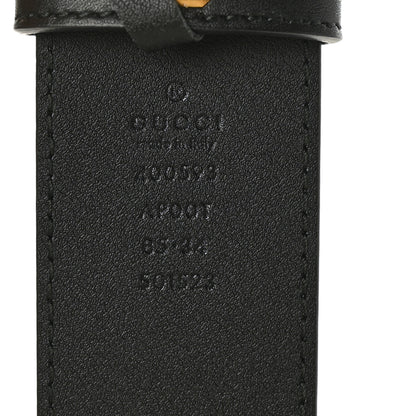 Gucci Calfskin Double G 40mm Belt 85 34 Black 3 of 5