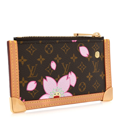 Louis Vuitton Monogram Cherry Blossom Key Pouch Brown 3 of 8