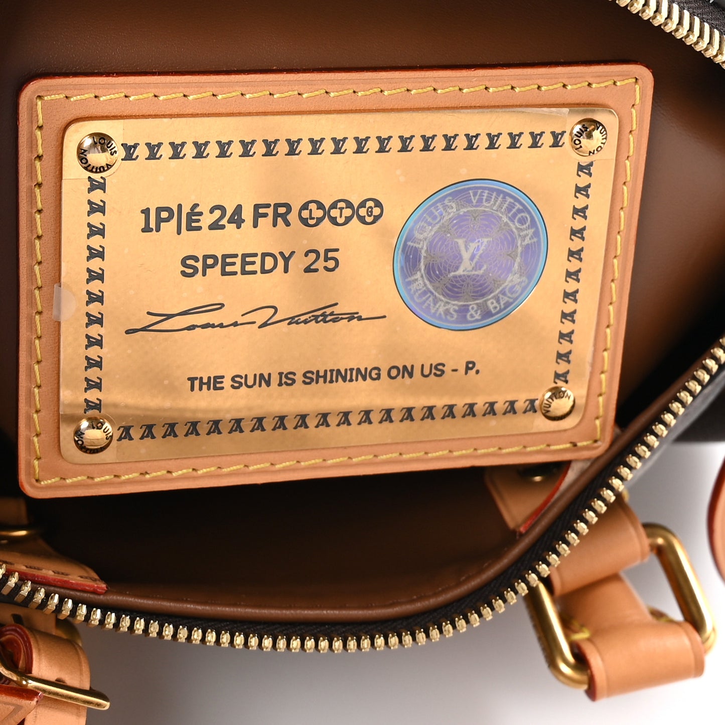 Calfskin Monogram Speedy P9 Bandouliere 25