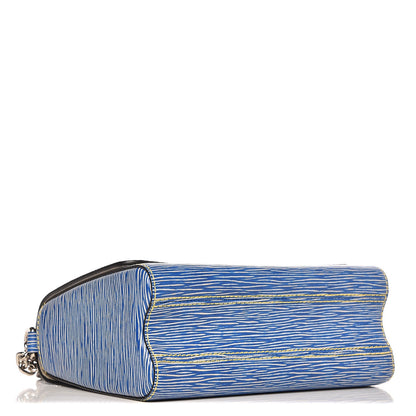 Louis Vuitton Epi Twist Shoulder Bag MM Denim Light 4 of 8