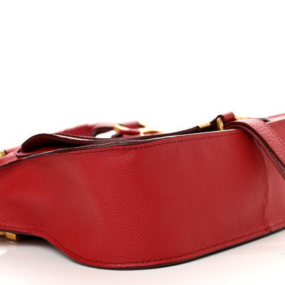 Chloe Calfskin Small Marcie Satchel Dahlia Red 9 of 10