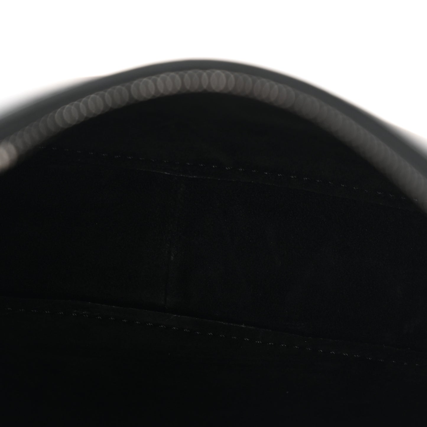 Smooth Calfskin Half Moon Shoulder Bag Black