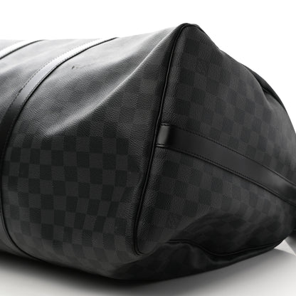 Louis Vuitton Damier Graphite Keepall Bandouliere 55 9 of 12