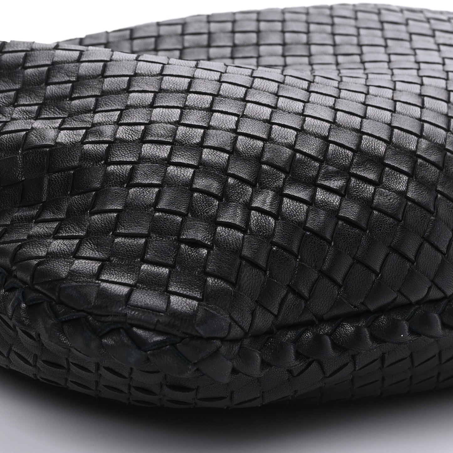 Nappa Intrecciato Large Veneta Hobo Black
