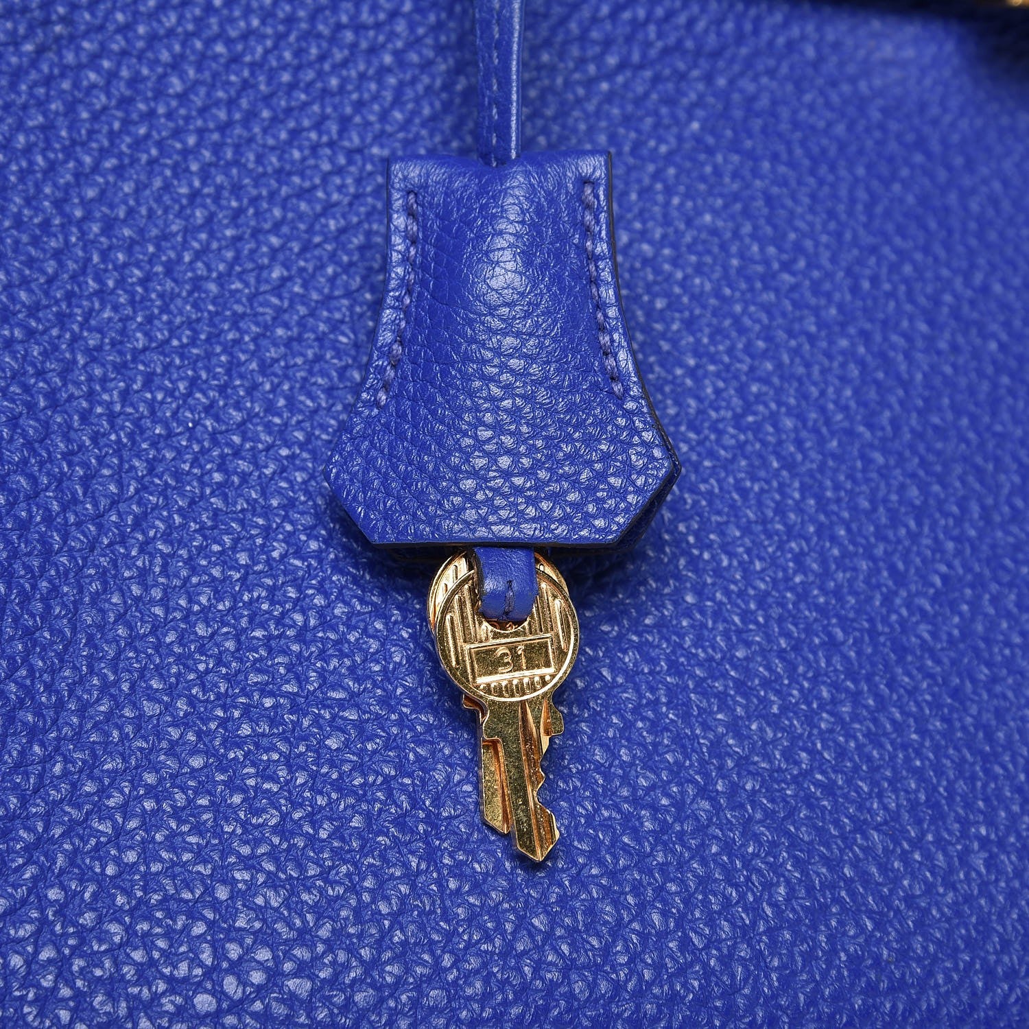 Hermes Togo Kelly Retourne 32 Bleu Electrique 17 of 49