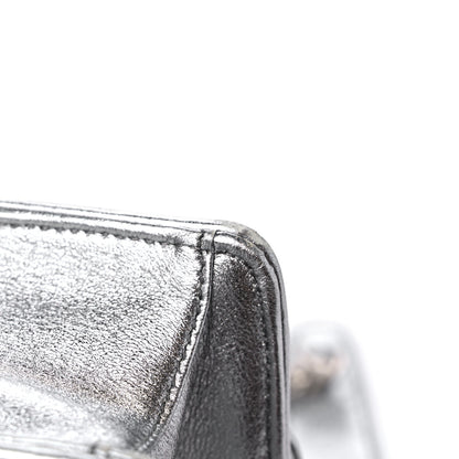 Miu Miu Paillettes Top Handle Chain Crossbody Argento 10 of 10