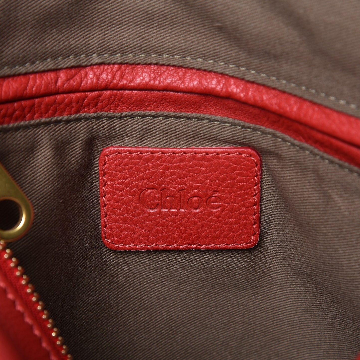 Calfskin Medium Marcie Satchel Red