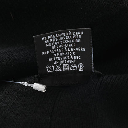 Chanel Cashmere CC Beanie Hat Black 5 of 5