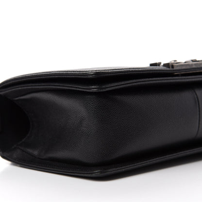 Chanel Caviar Quilted Medium Boy Flap Black 6 of 11