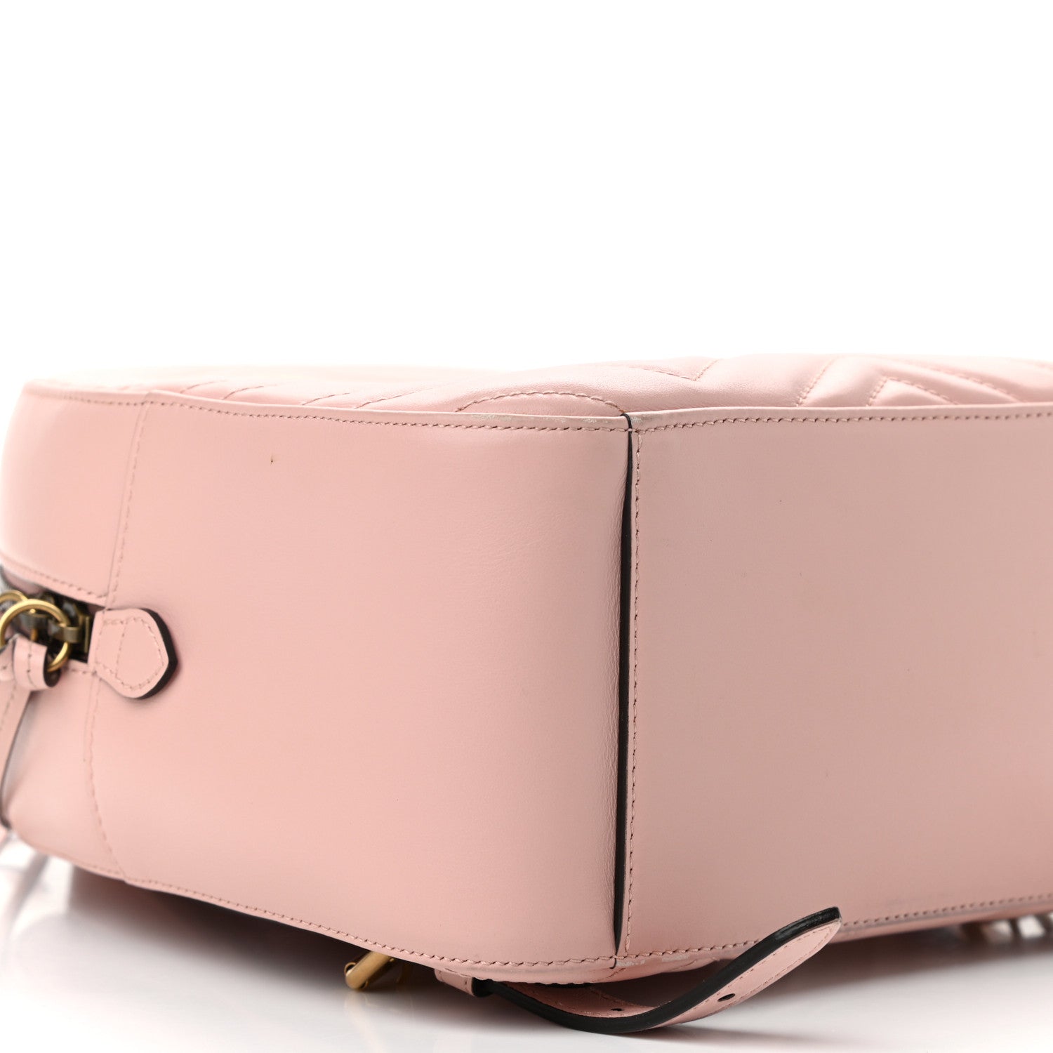 Gucci Calfskin Matelasse GG Marmont Dome Backpack Perfect Pink 9 of 11