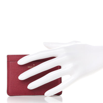 Louis Vuitton Calfskin Jeanne Wallet Insert Fuchsia 2 of 6