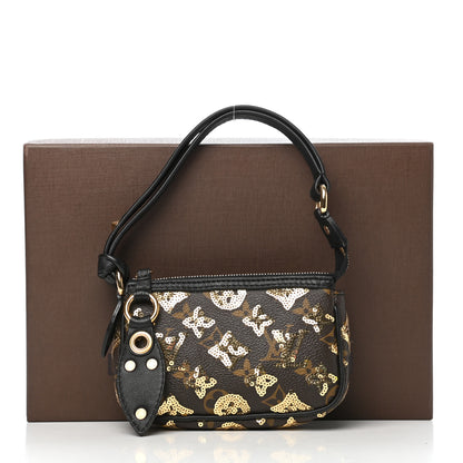 Louis Vuitton Monogram Sequins Eclipse Mini Pochette Gold 8 of 8