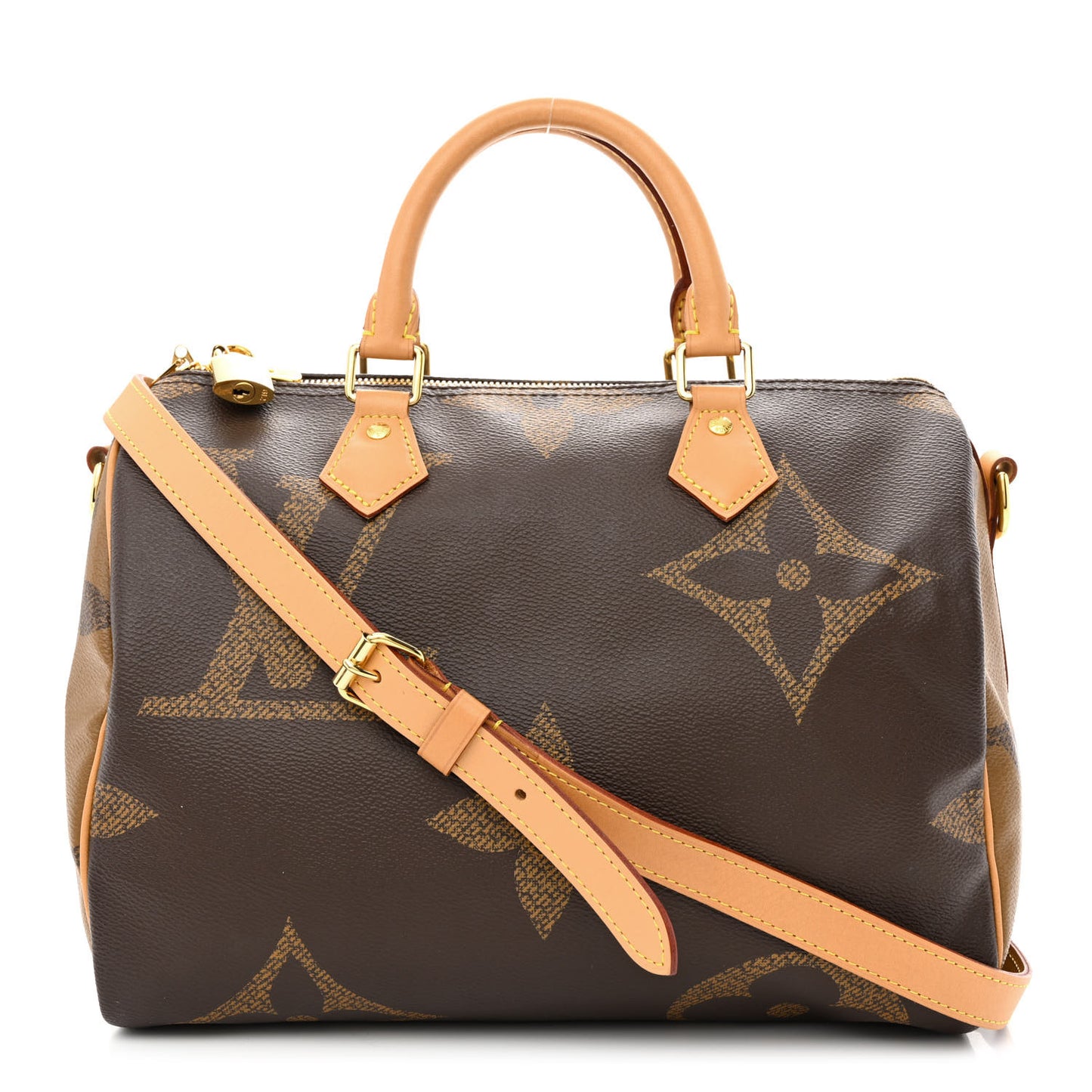 Reverse Monogram Giant Speedy Bandouliere 30