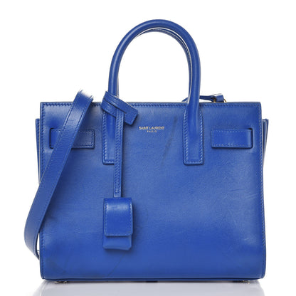 Saint Laurent Calfskin Nano Sac De Jour Royal Blue 1 of 10