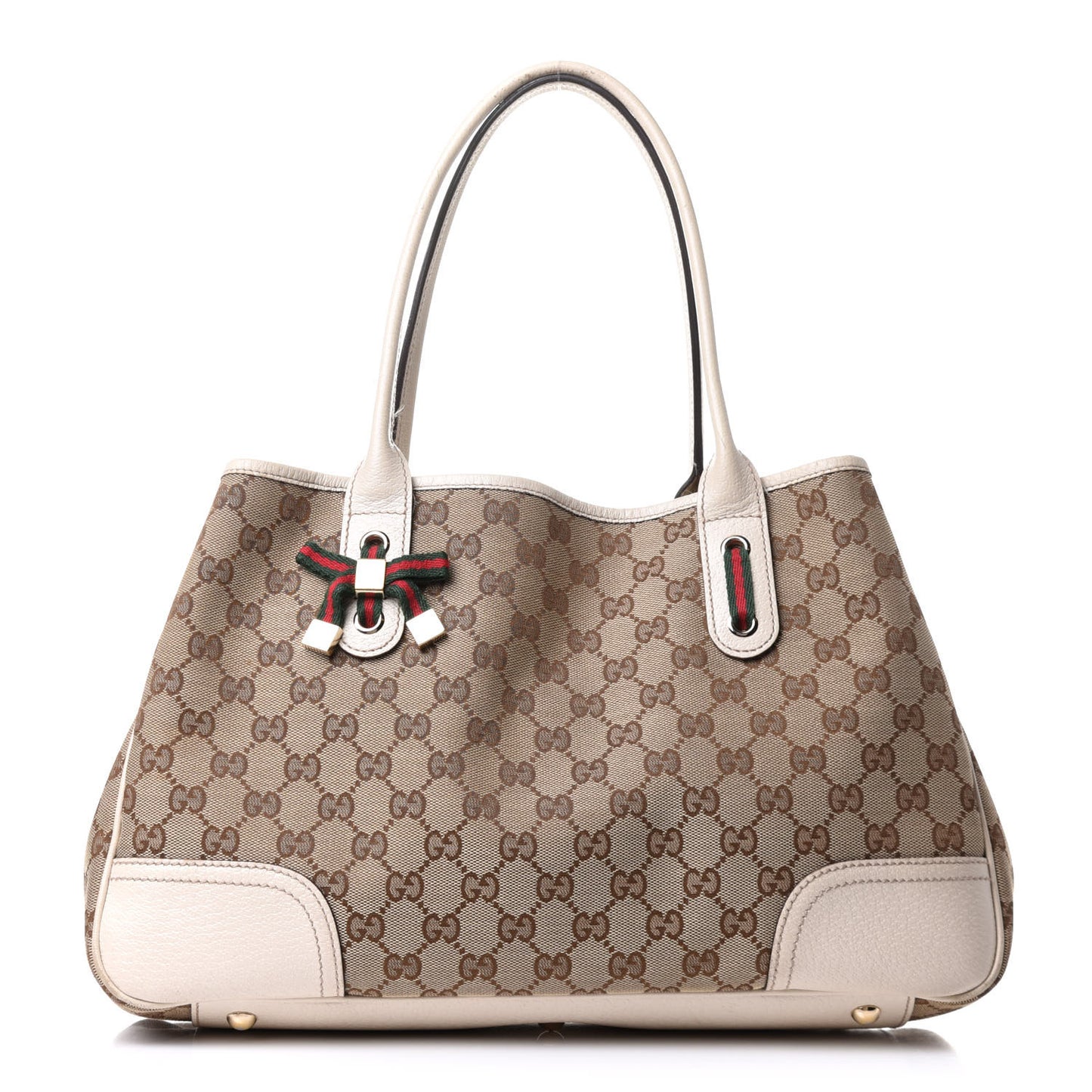 Monogram Medium Princy Tote Off White