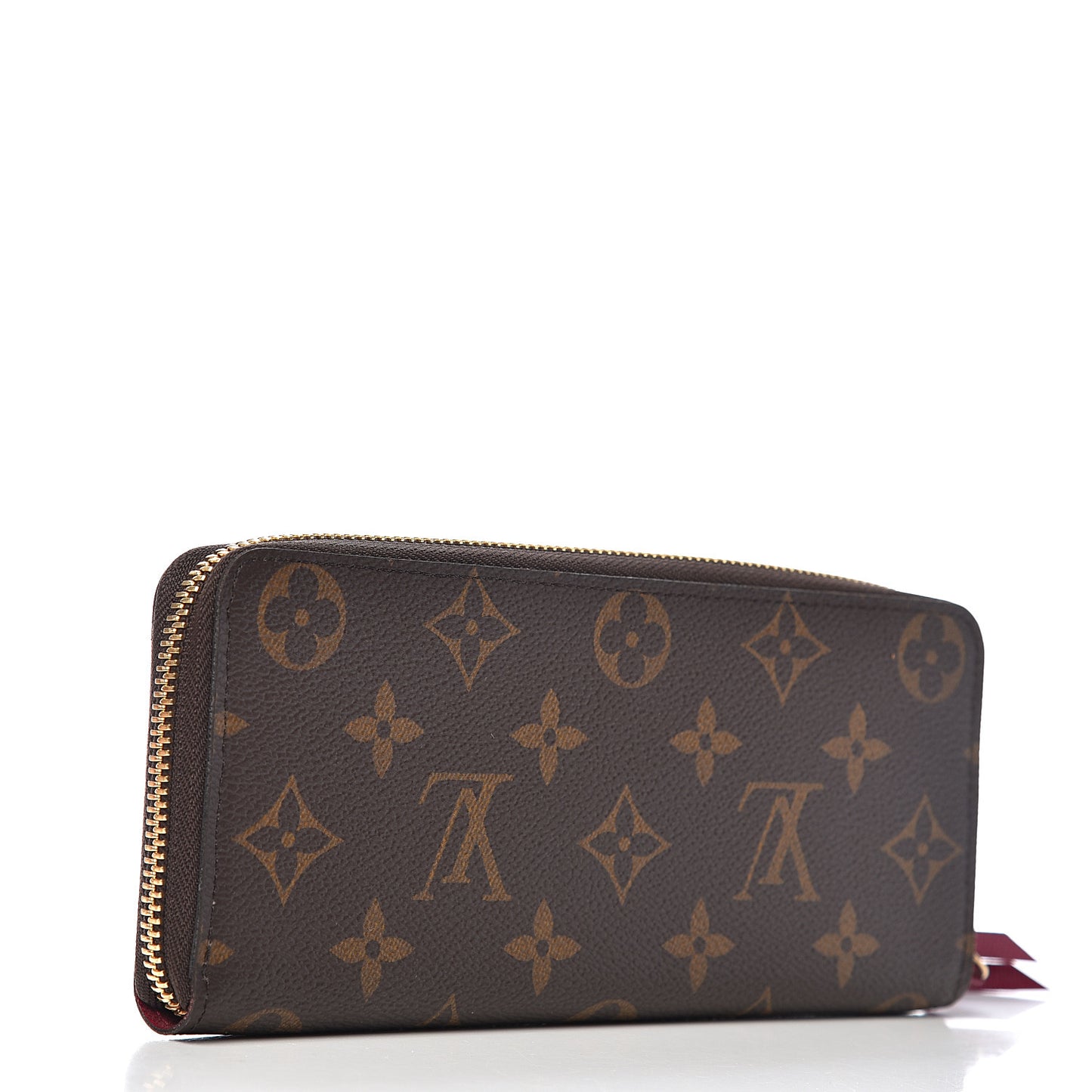 Monogram Clemence Wallet Fuchsia
