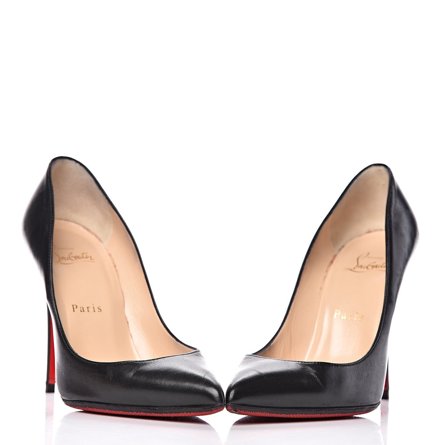 Shiny Nappa Pigalle Follies 100 Pumps 36.5 Black