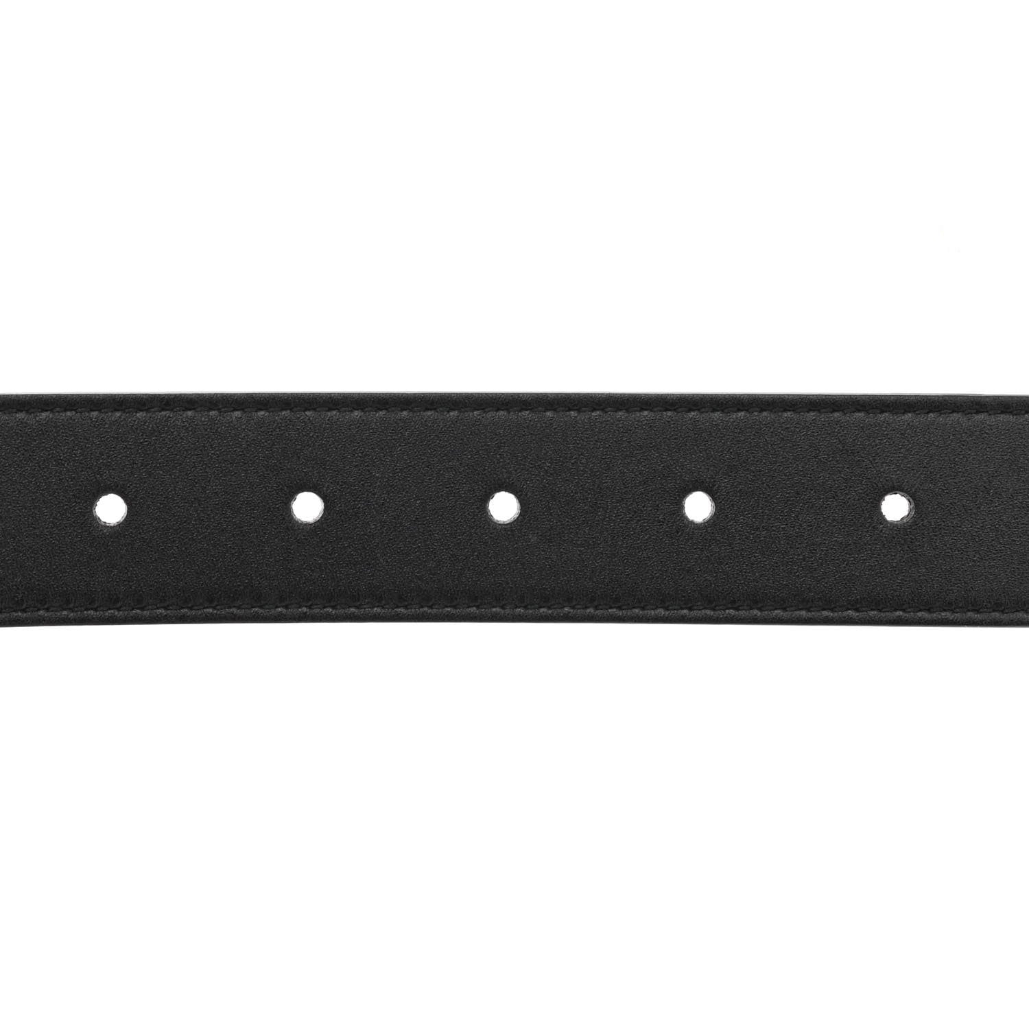 Gucci Moon Calfskin Double G 30mm Belt 70 28 Black 4 of 5