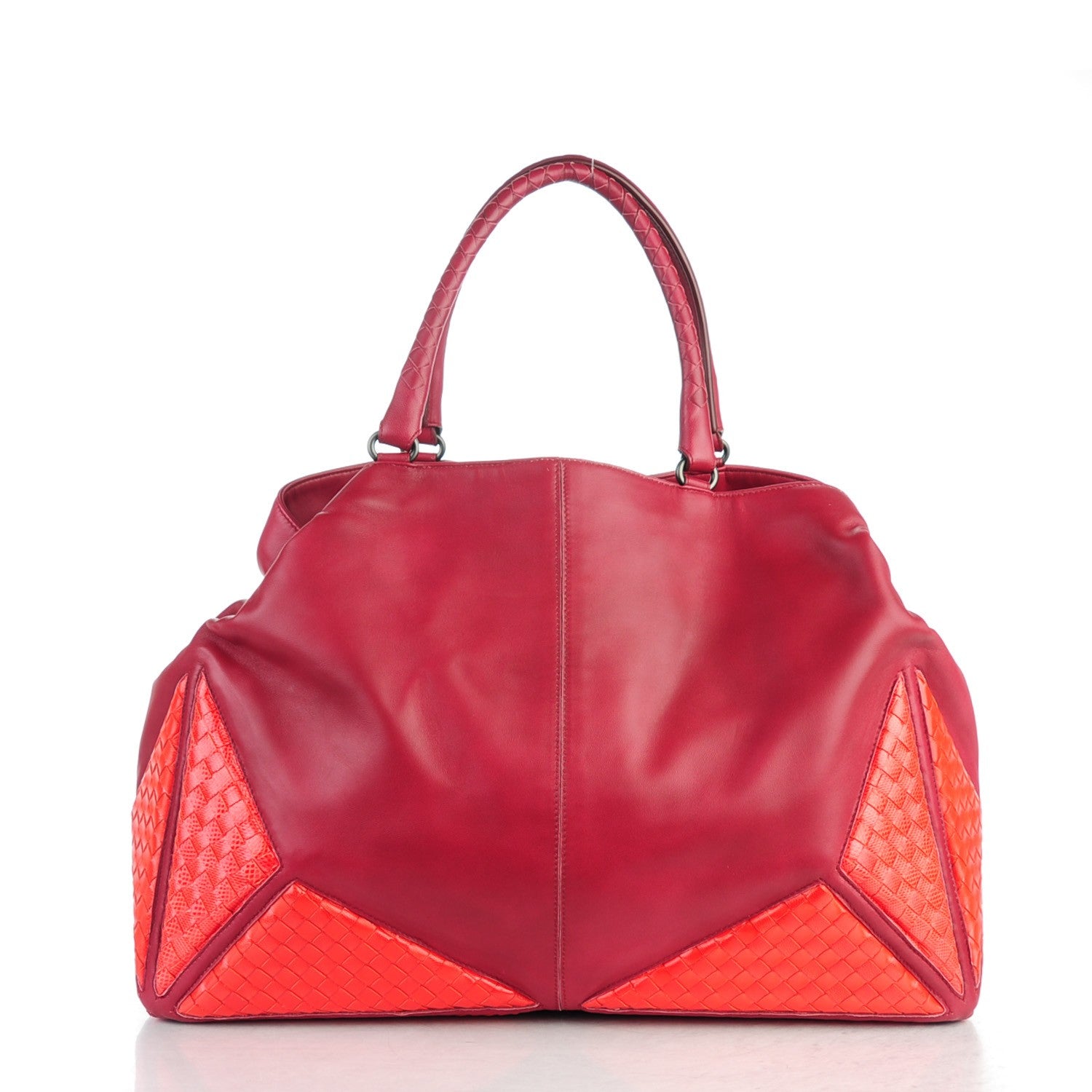 Bottega Veneta Nappa Karung Intrecciato Umbria Shopper Tote Pourpre Fever 1 of 9